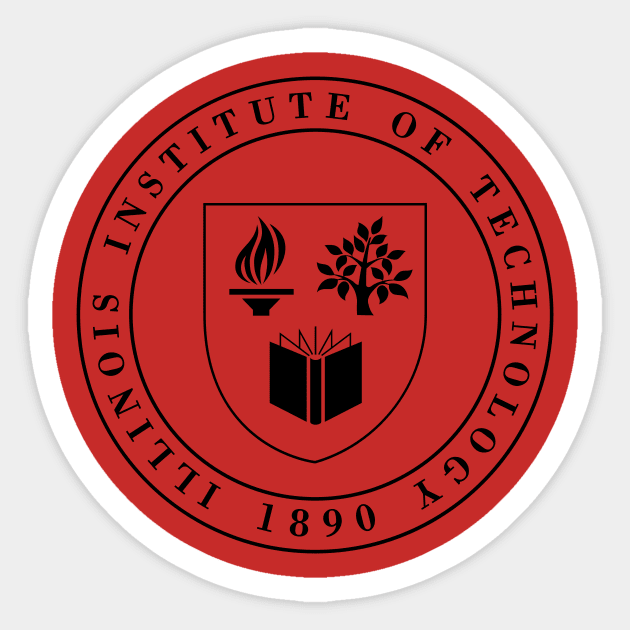 Illinois Institute Of Technology Illinois Institute Campus Logo Sticker Teepublic 9091